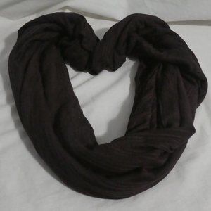 SHADOW | Striped Sheer Dark Brown Scarf | From UAE / United Arab Emirates | BNWT